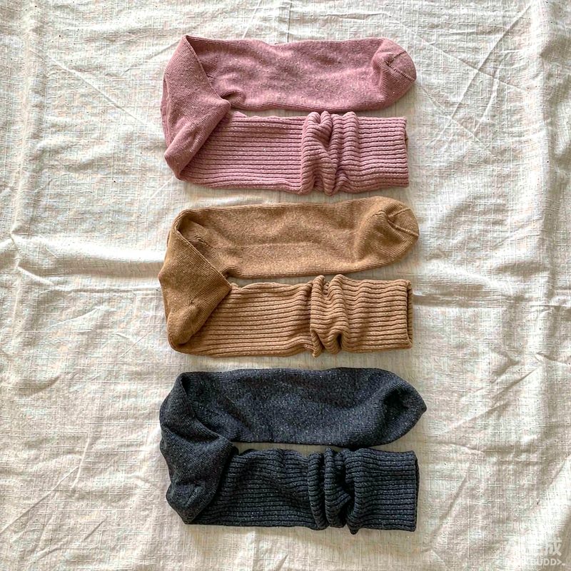 Over-the-knee and thigh-high slouch socks